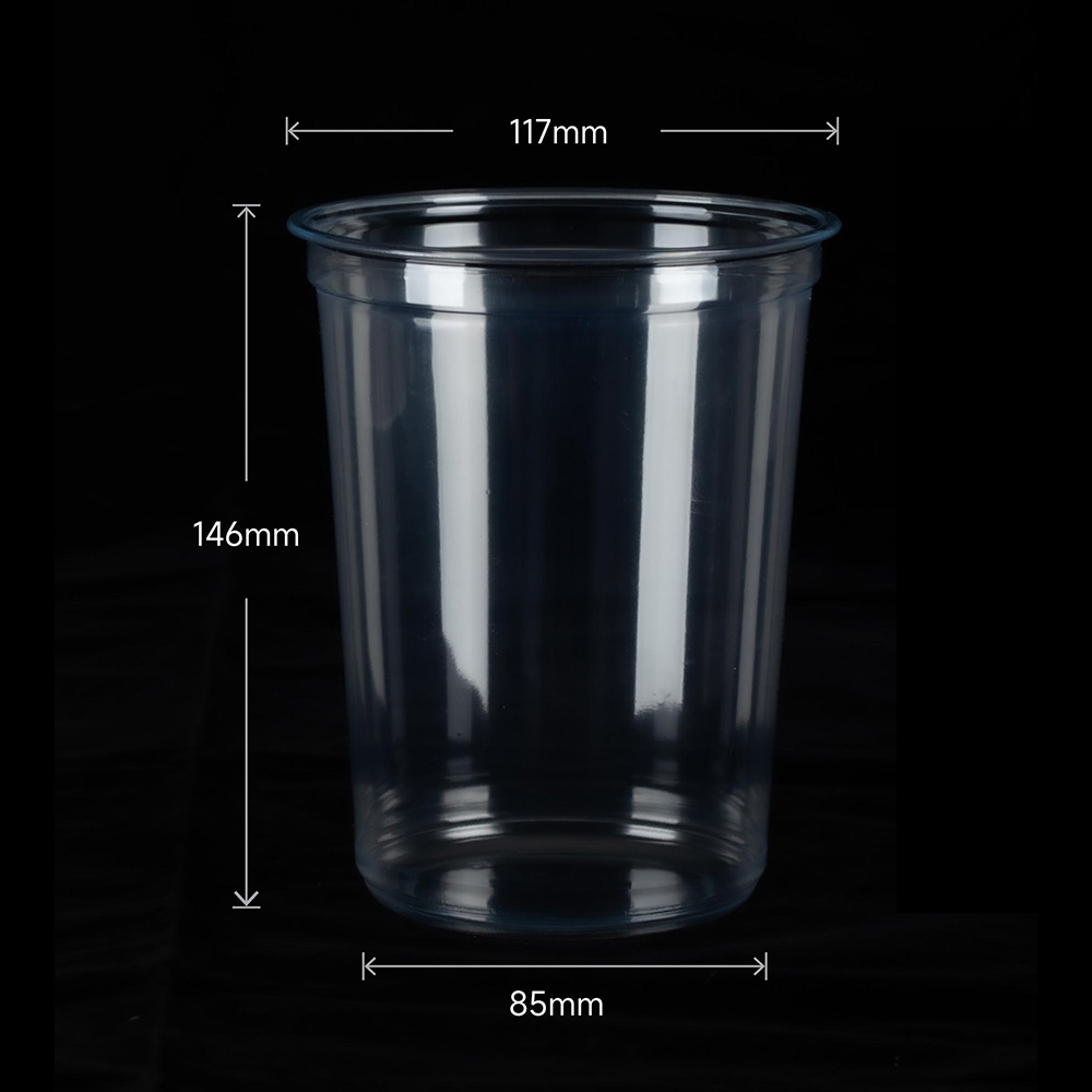 大型 PET 熟食容器(24 盎司 – 32 盎司）
